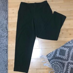 Women’s olive green dress pants - stretch size XL